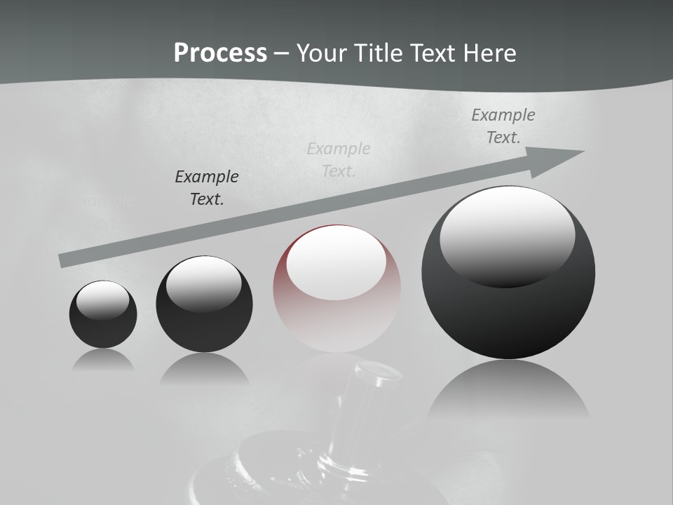 Man Bodybuilding Lift PowerPoint Template