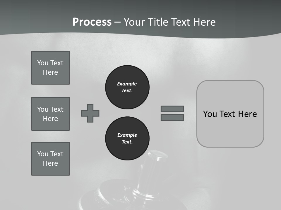 Man Bodybuilding Lift PowerPoint Template