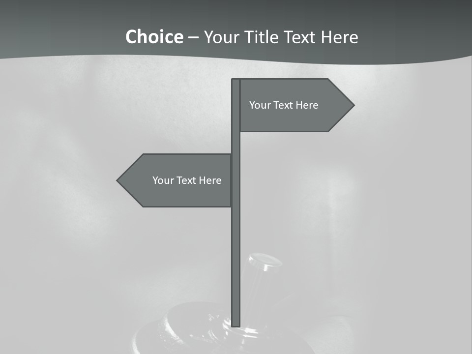 Man Bodybuilding Lift PowerPoint Template