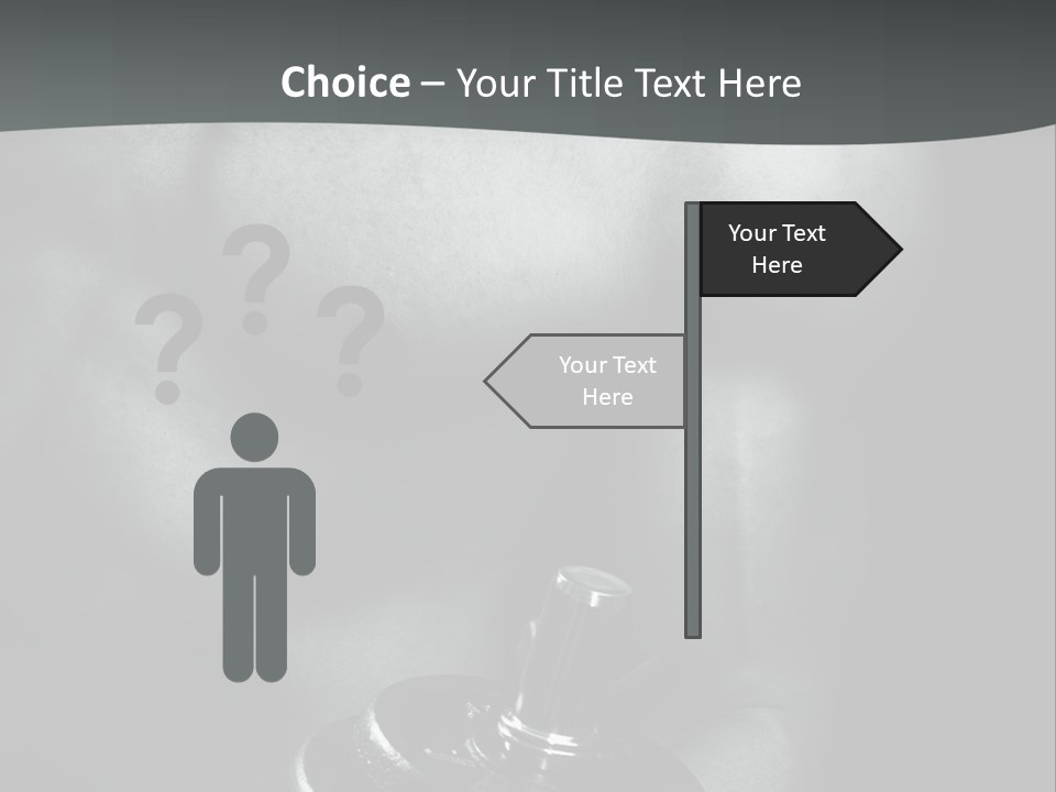 Man Bodybuilding Lift PowerPoint Template