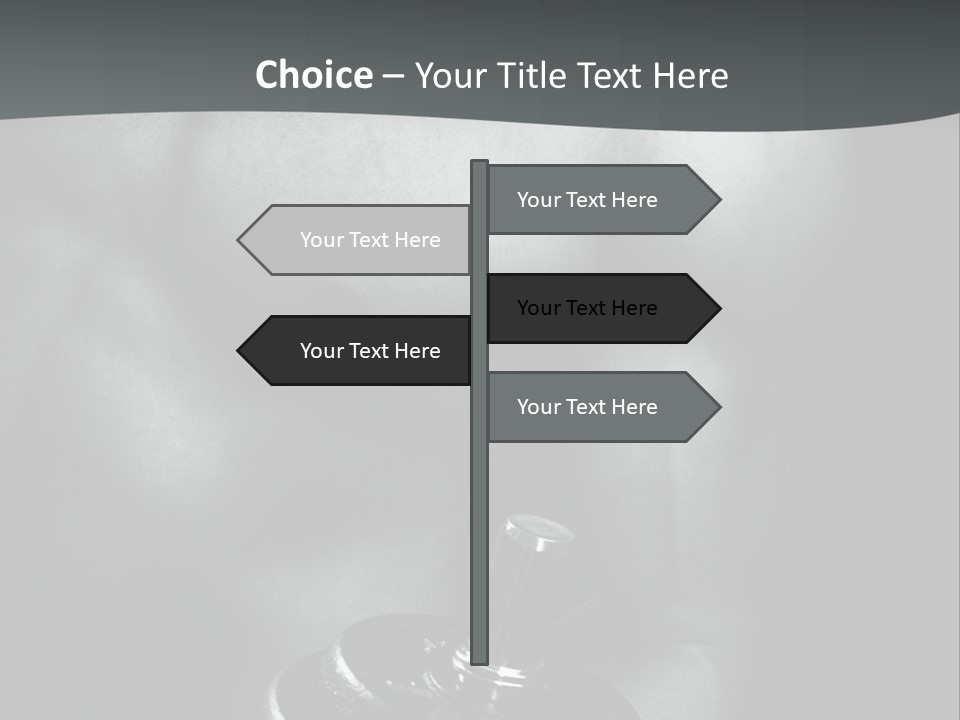 Man Bodybuilding Lift PowerPoint Template