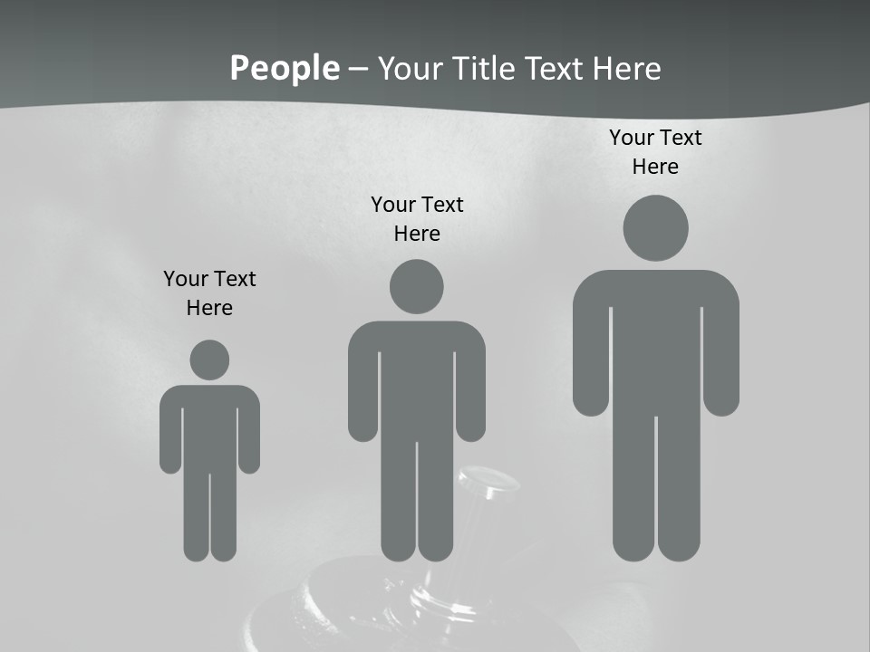 Man Bodybuilding Lift PowerPoint Template