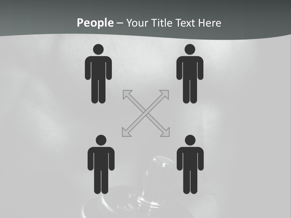 Man Bodybuilding Lift PowerPoint Template