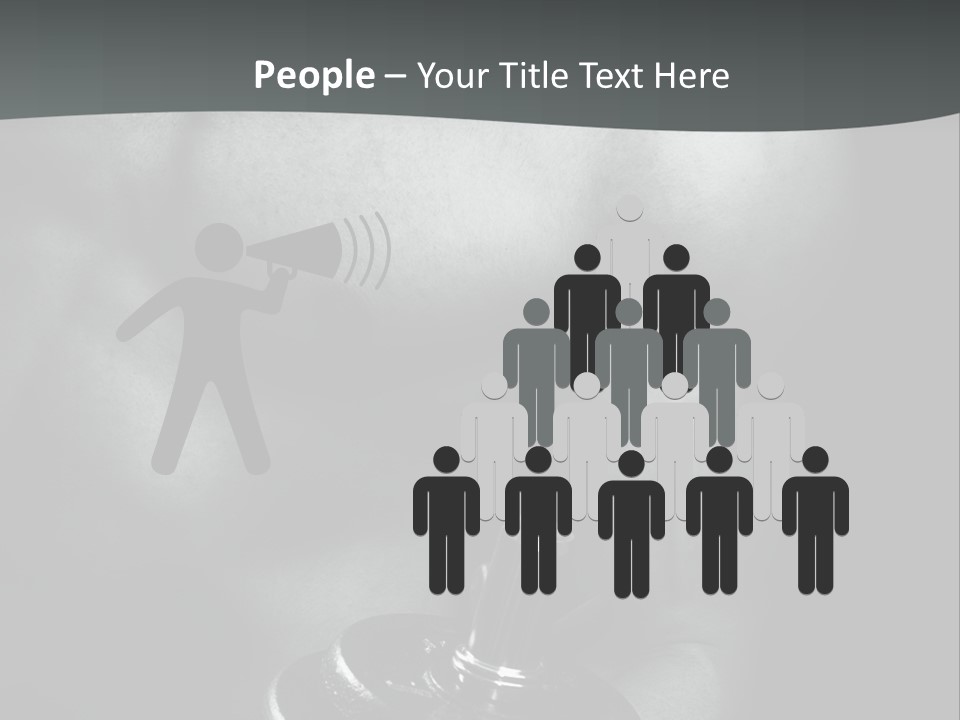 Man Bodybuilding Lift PowerPoint Template