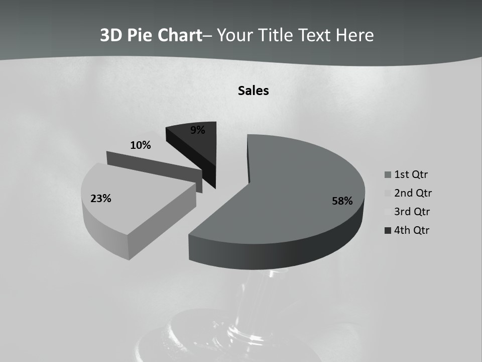 Man Bodybuilding Lift PowerPoint Template
