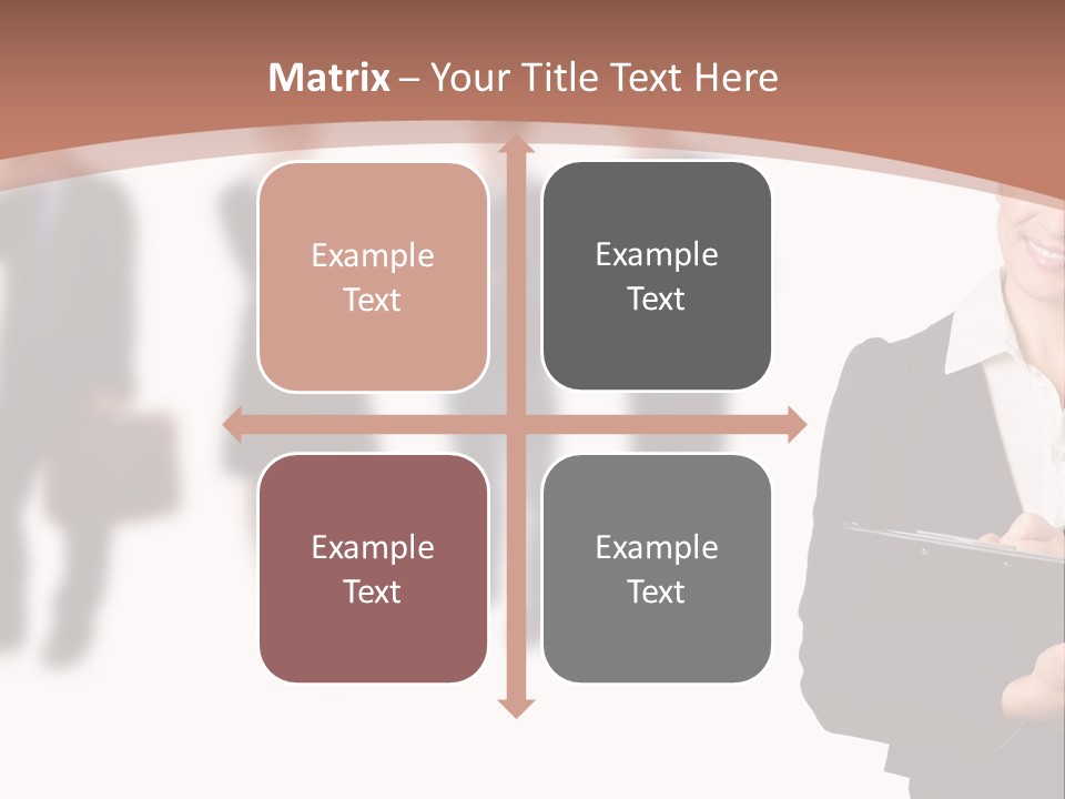 Young Office Job PowerPoint Template