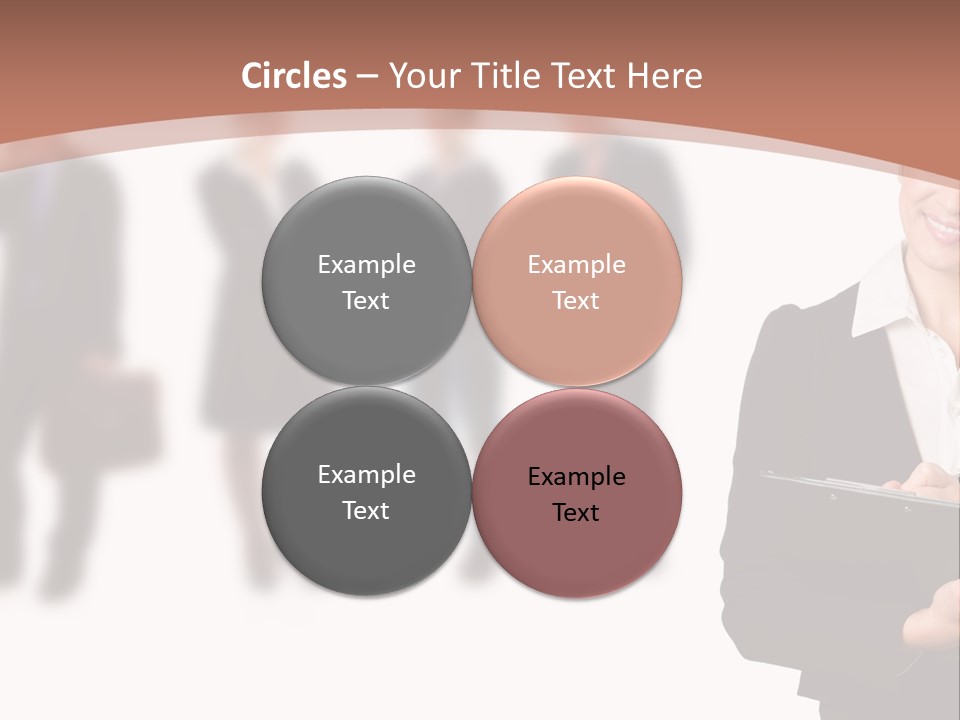 Young Office Job PowerPoint Template