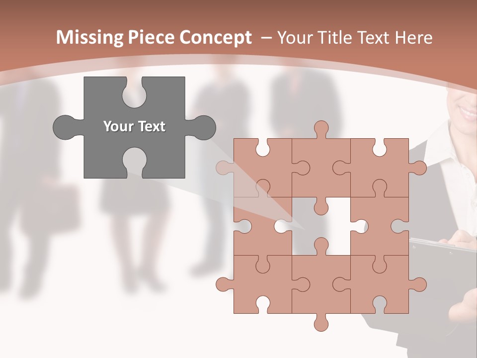 Young Office Job PowerPoint Template