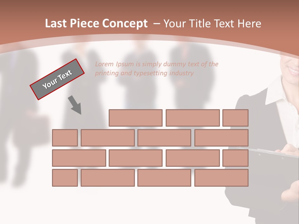 Young Office Job PowerPoint Template