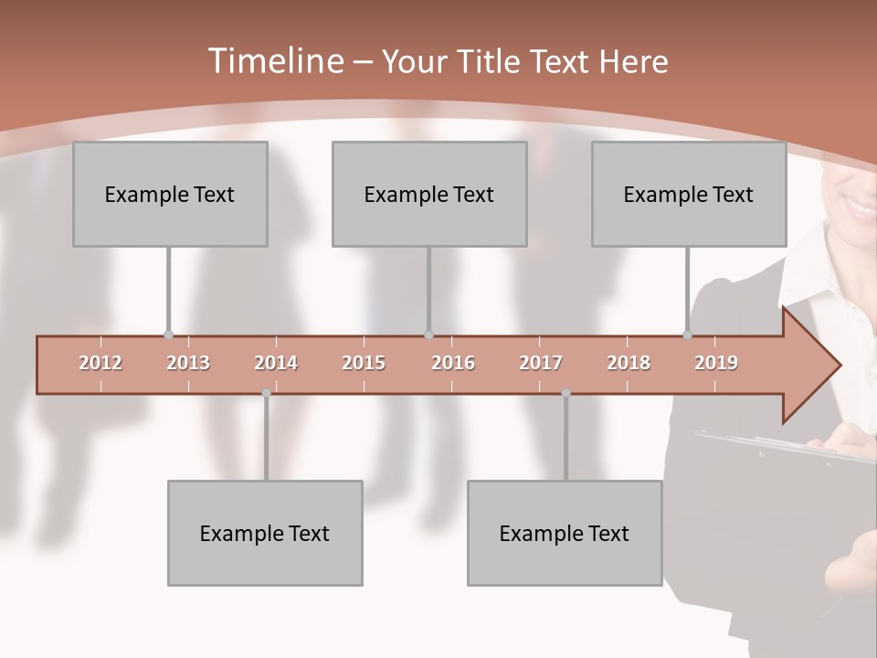 Young Office Job PowerPoint Template