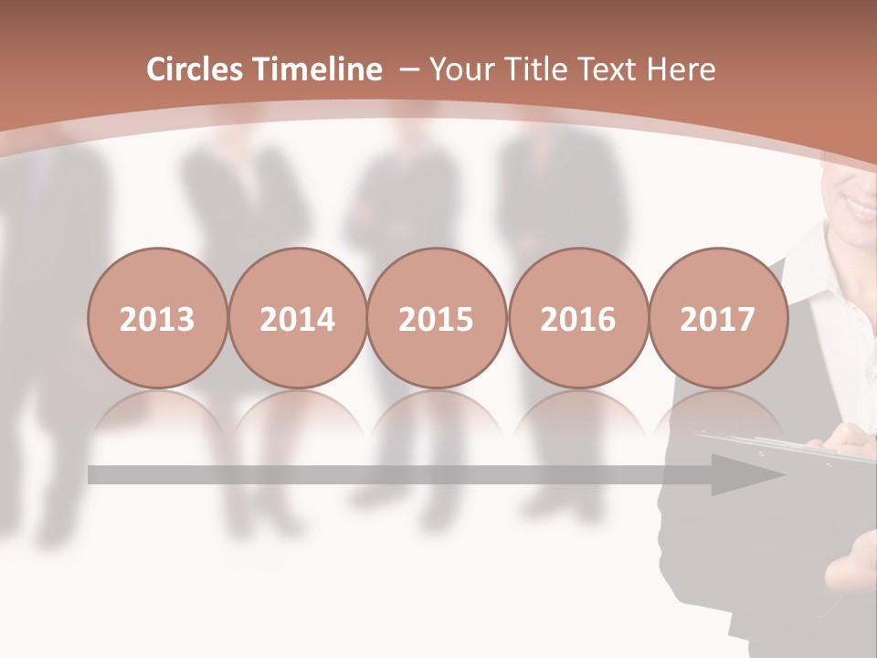 Young Office Job PowerPoint Template