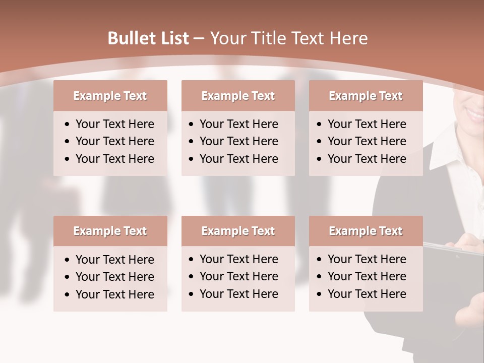 Young Office Job PowerPoint Template