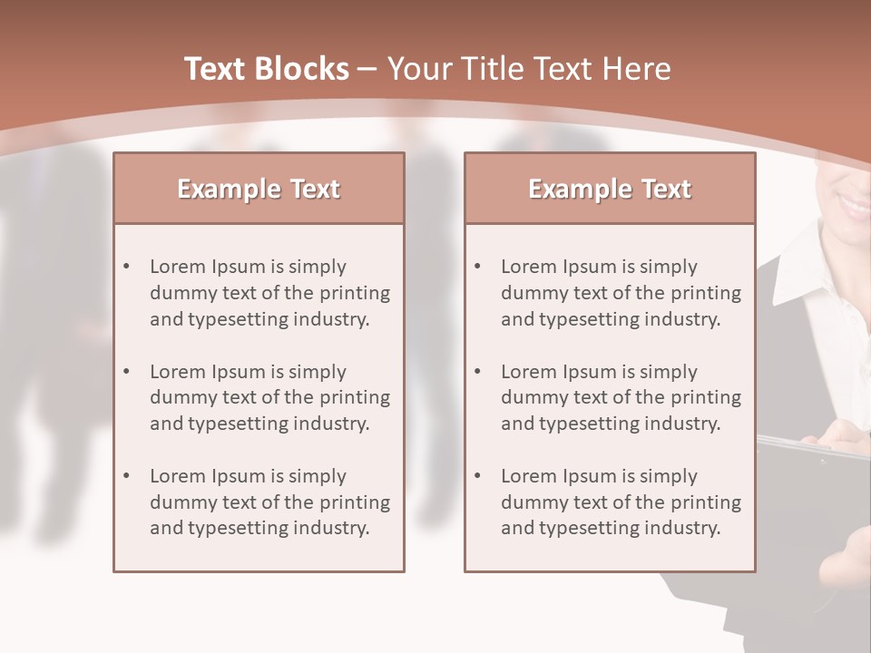 Young Office Job PowerPoint Template