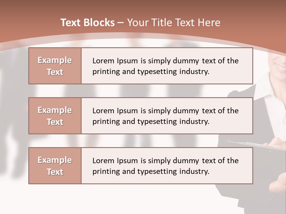 Young Office Job PowerPoint Template