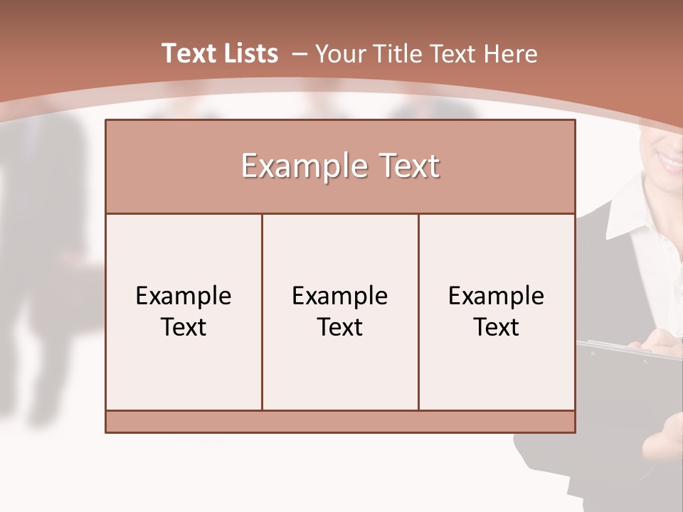 Young Office Job PowerPoint Template