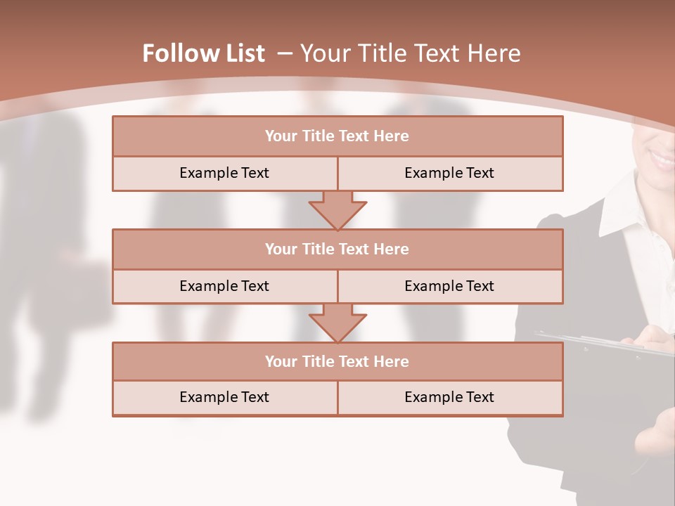 Young Office Job PowerPoint Template
