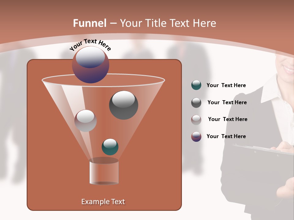 Young Office Job PowerPoint Template