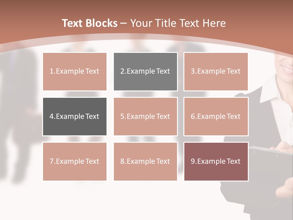 Young Office Job PowerPoint Template