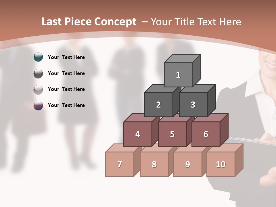 Young Office Job PowerPoint Template