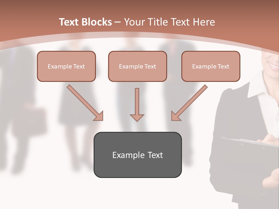Young Office Job PowerPoint Template