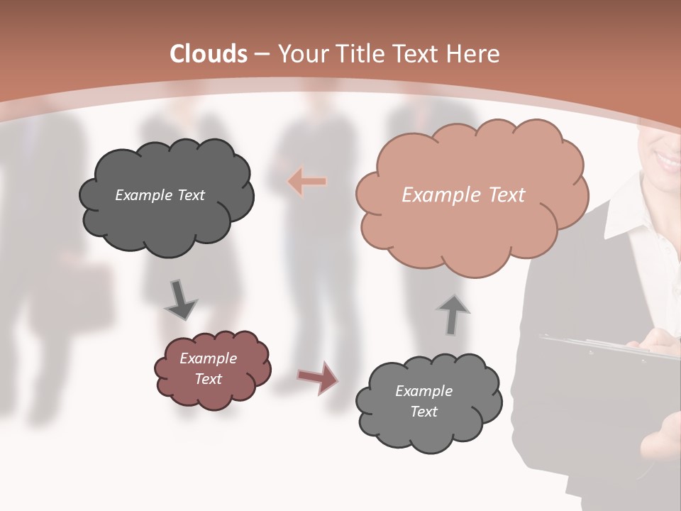 Young Office Job PowerPoint Template