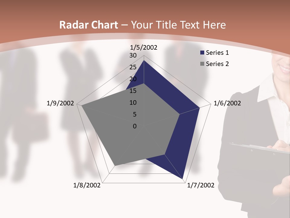 Young Office Job PowerPoint Template
