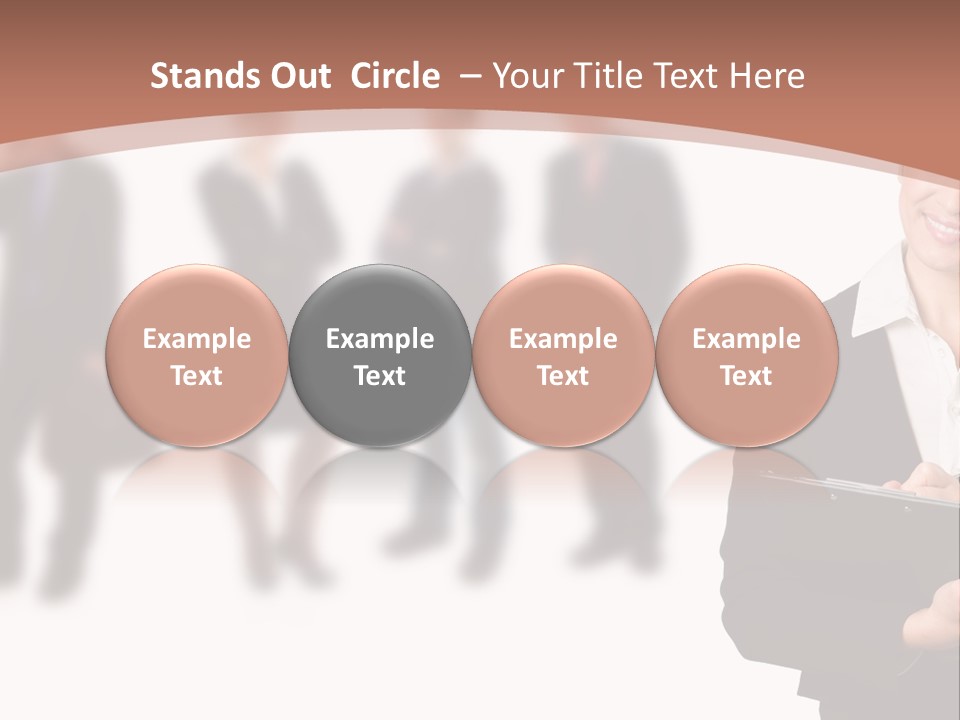 Young Office Job PowerPoint Template