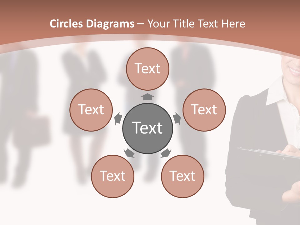 Young Office Job PowerPoint Template