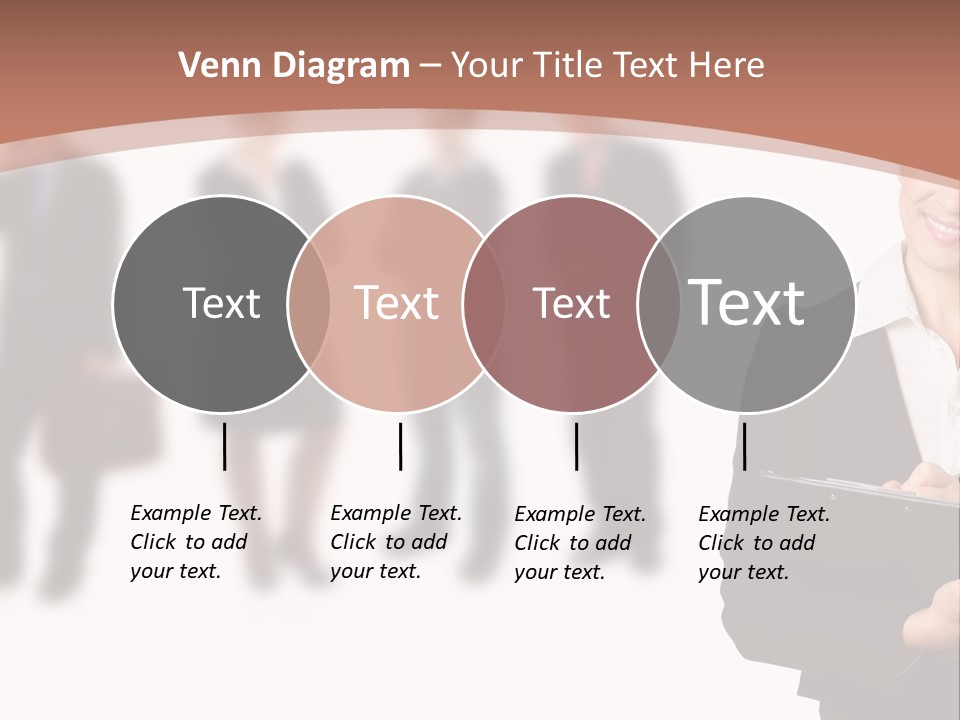 Young Office Job PowerPoint Template