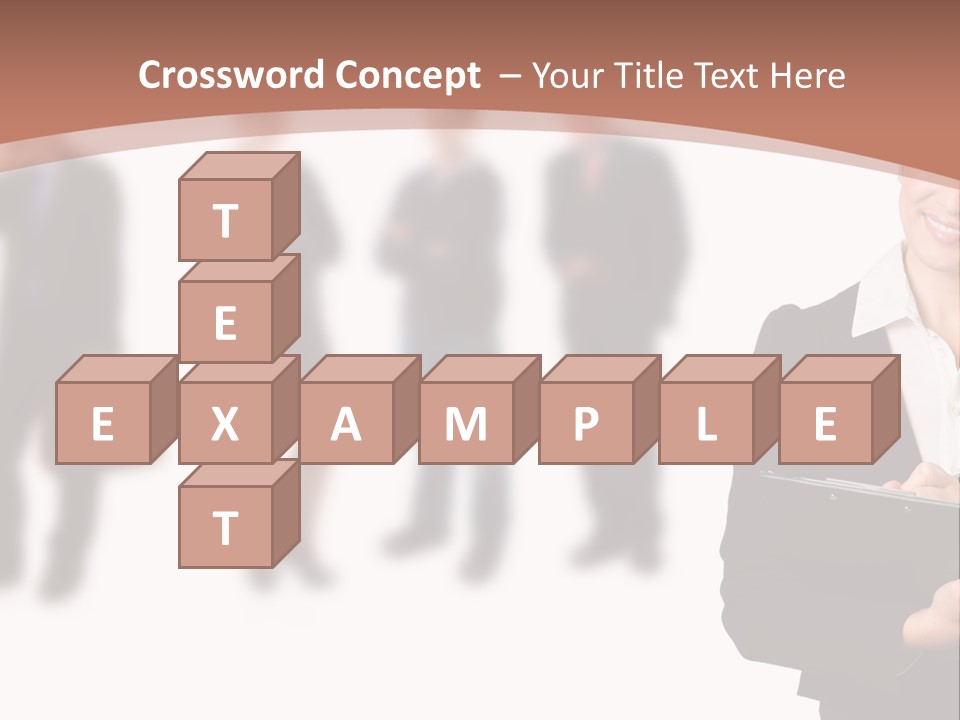 Young Office Job PowerPoint Template