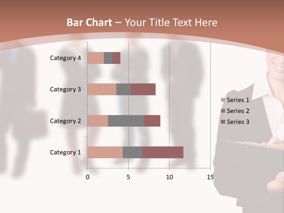 Young Office Job PowerPoint Template