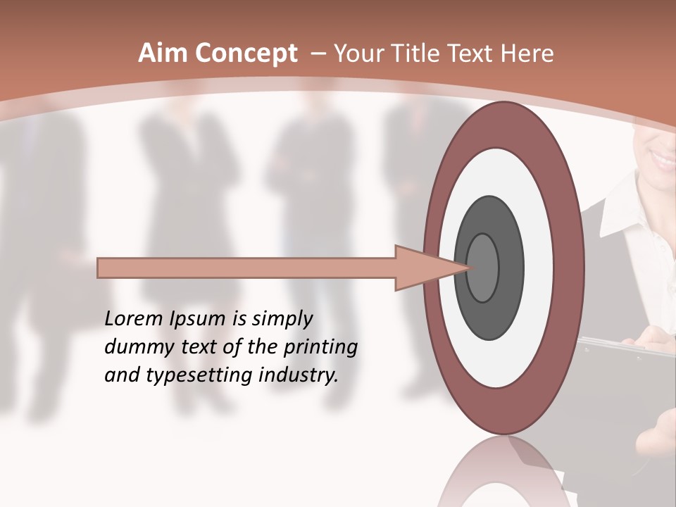 Young Office Job PowerPoint Template