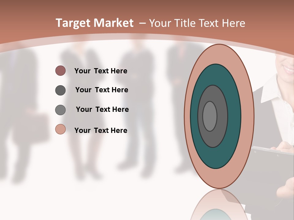 Young Office Job PowerPoint Template