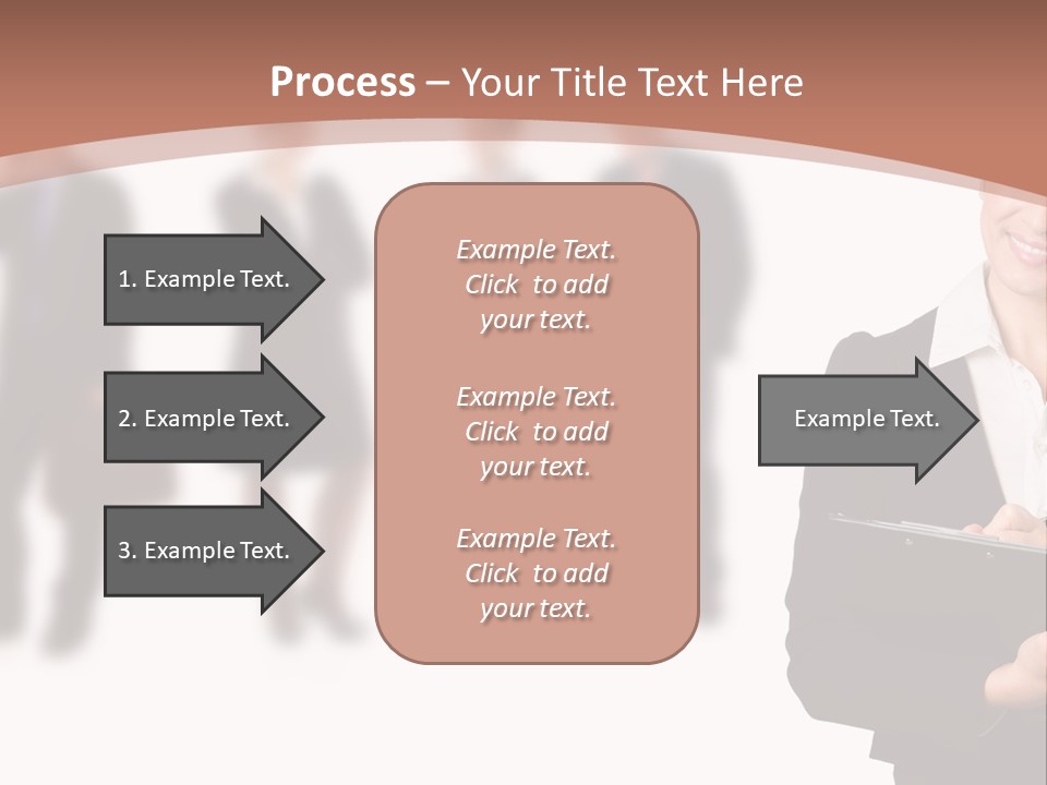 Young Office Job PowerPoint Template