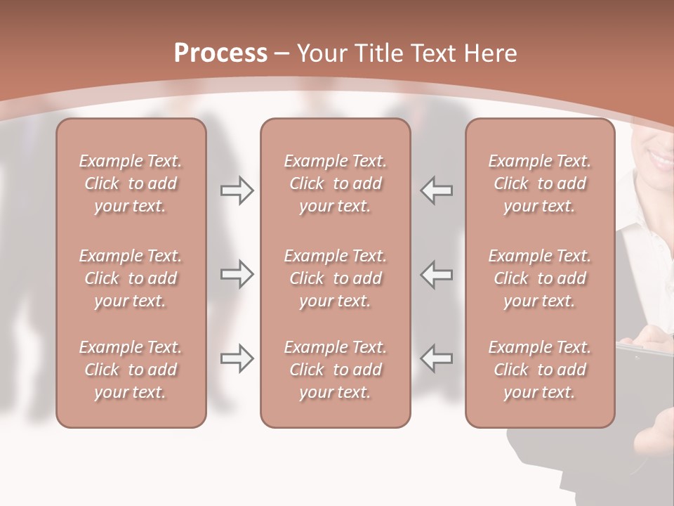 Young Office Job PowerPoint Template