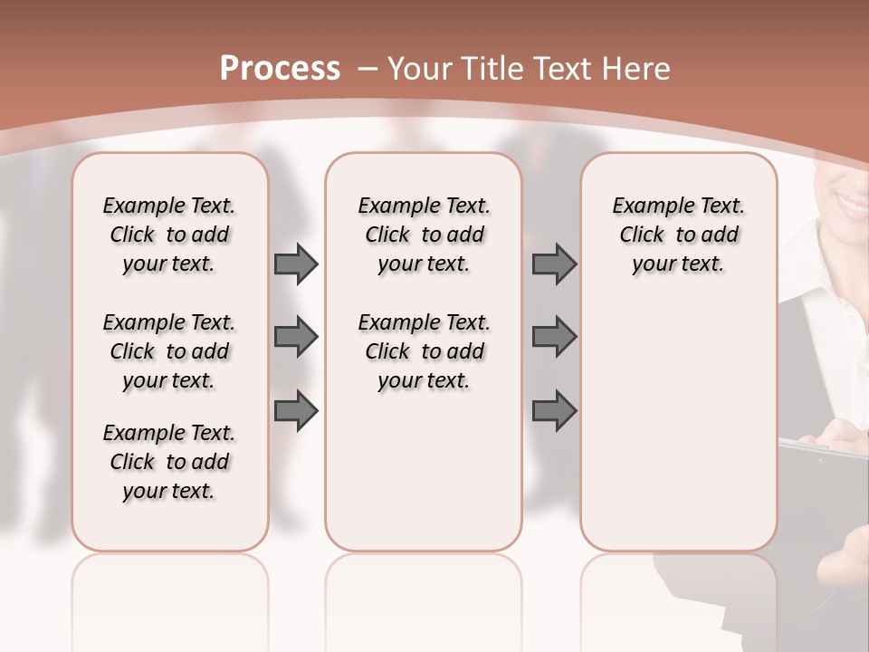 Young Office Job PowerPoint Template