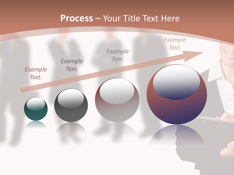 Young Office Job PowerPoint Template