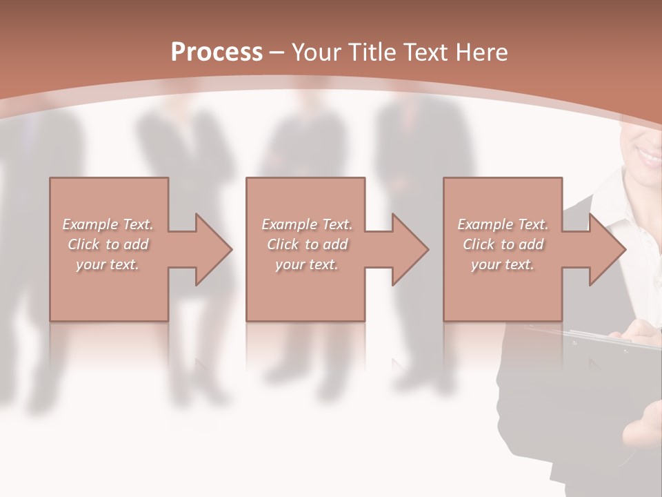Young Office Job PowerPoint Template
