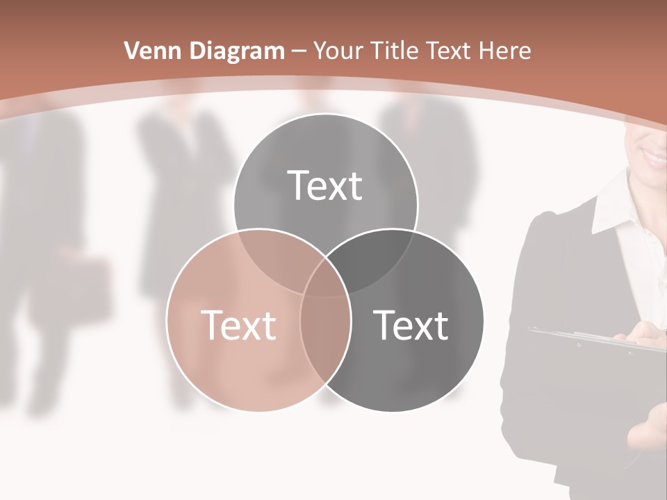 Young Office Job PowerPoint Template