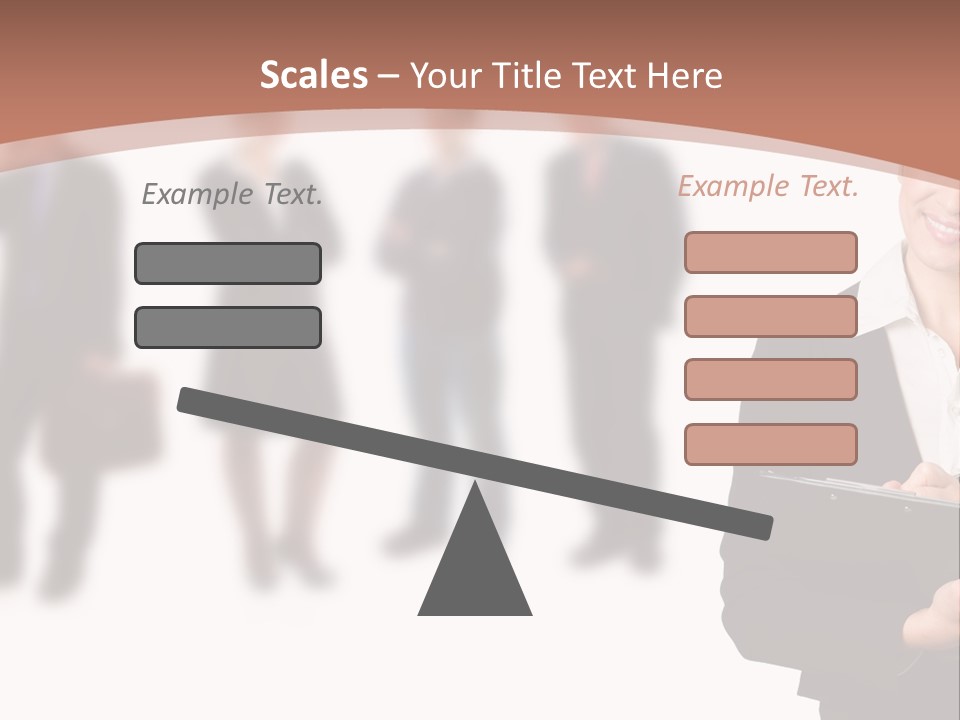 Young Office Job PowerPoint Template