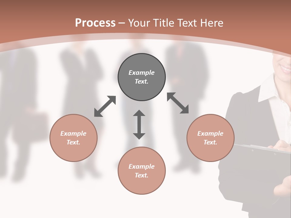 Young Office Job PowerPoint Template