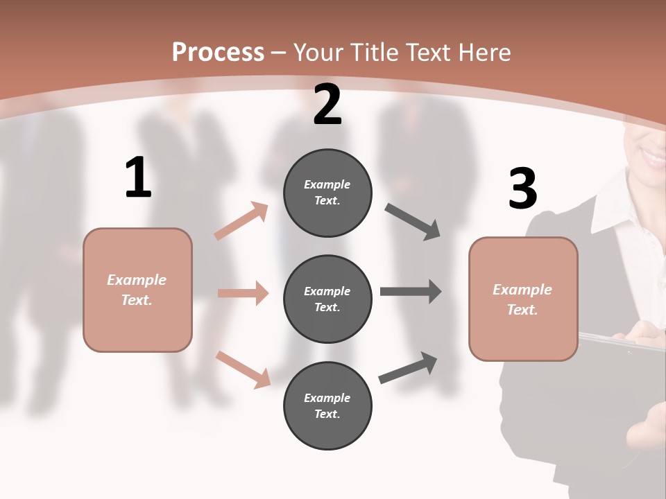 Young Office Job PowerPoint Template