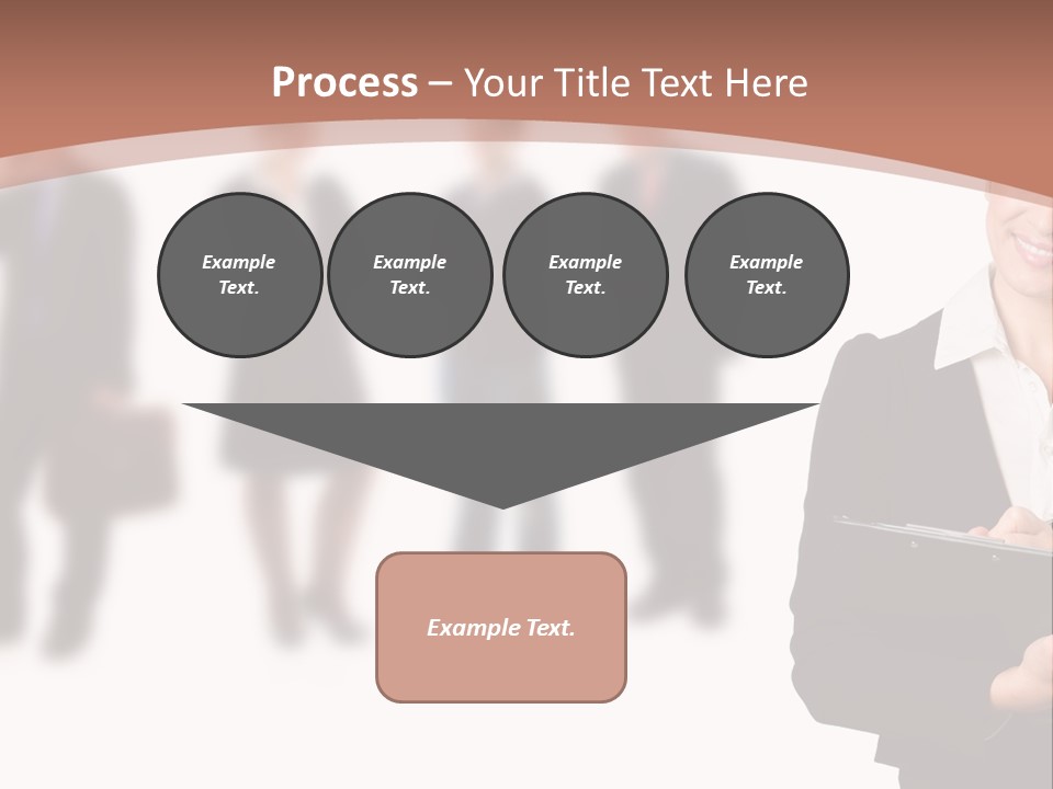 Young Office Job PowerPoint Template