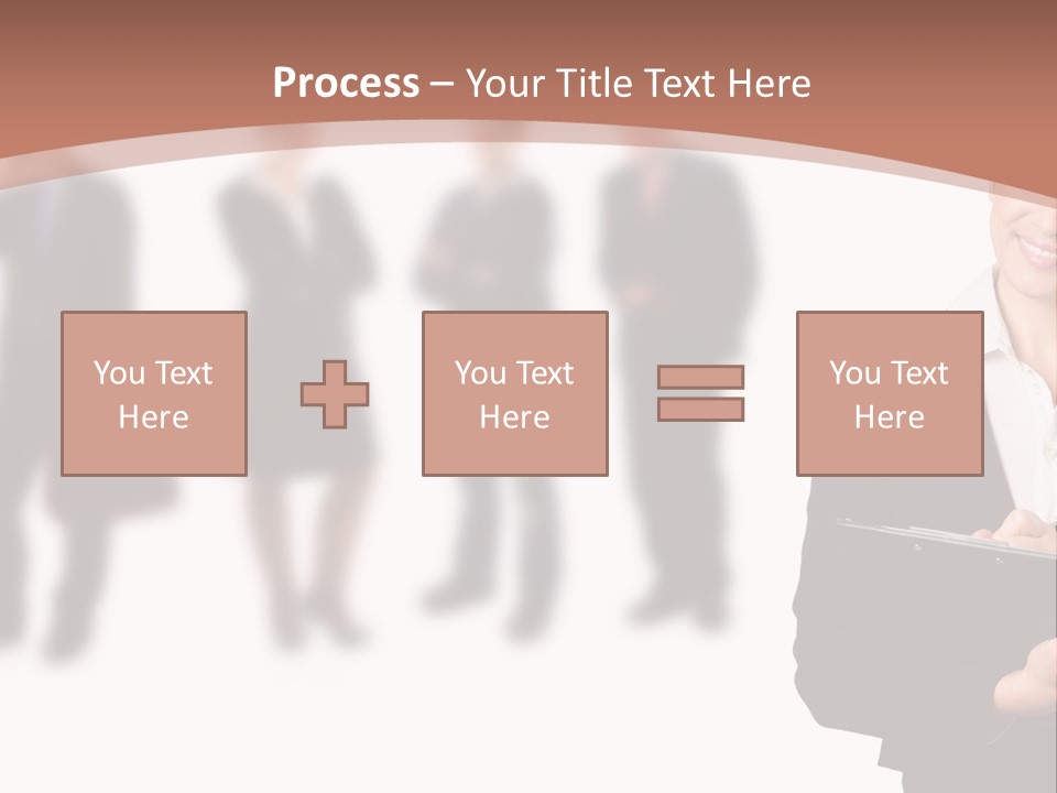 Young Office Job PowerPoint Template