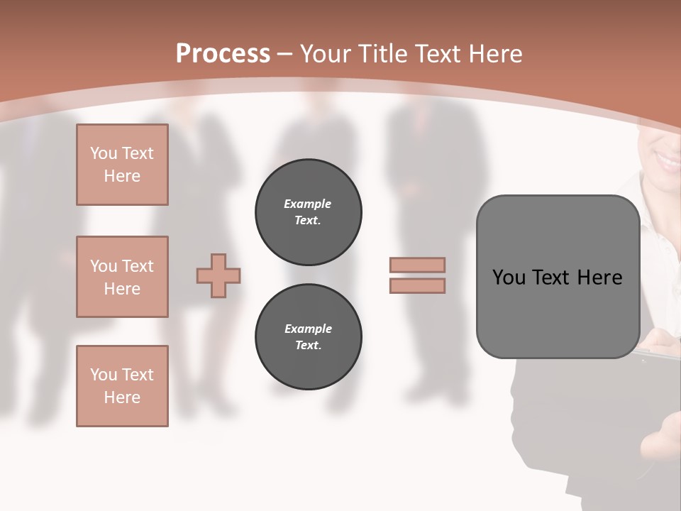 Young Office Job PowerPoint Template