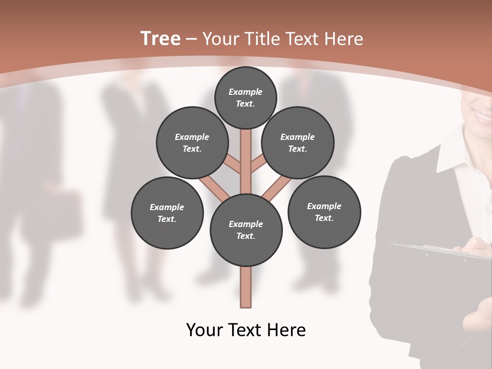 Young Office Job PowerPoint Template