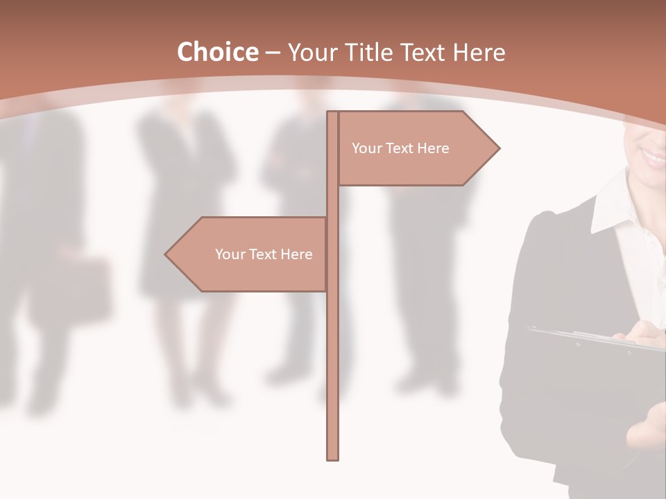 Young Office Job PowerPoint Template