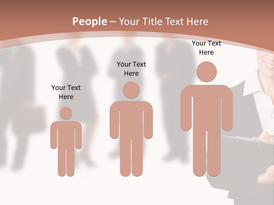 Young Office Job PowerPoint Template