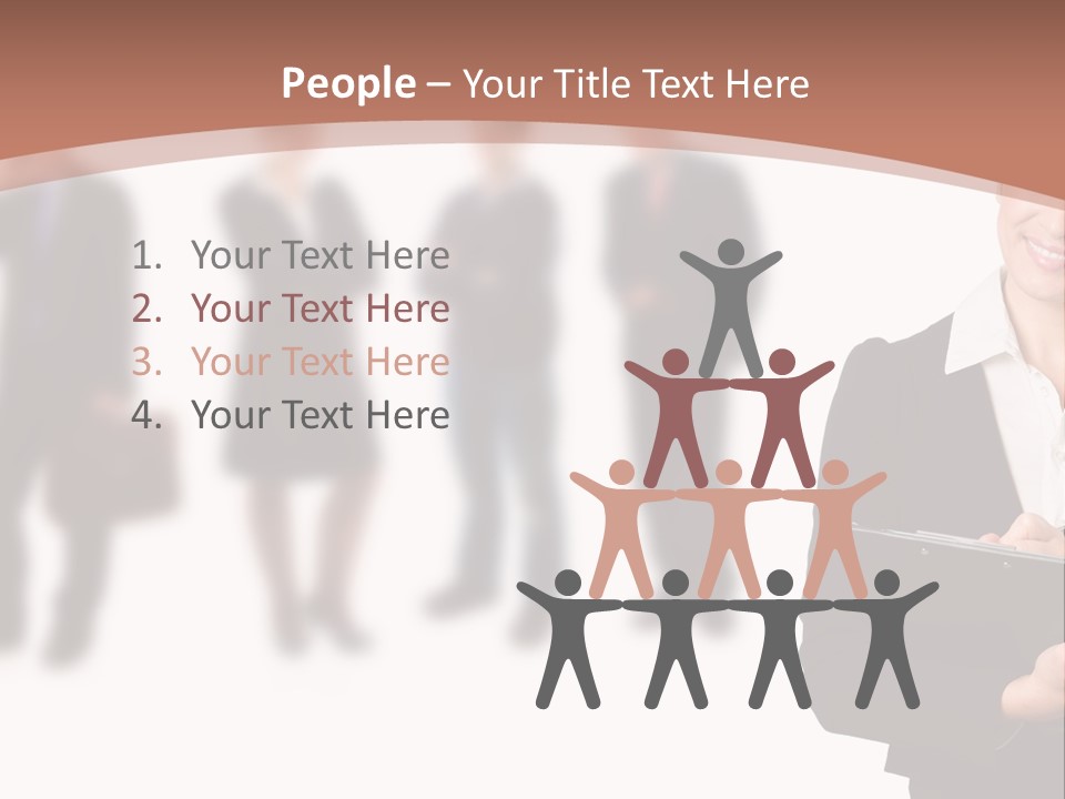 Young Office Job PowerPoint Template