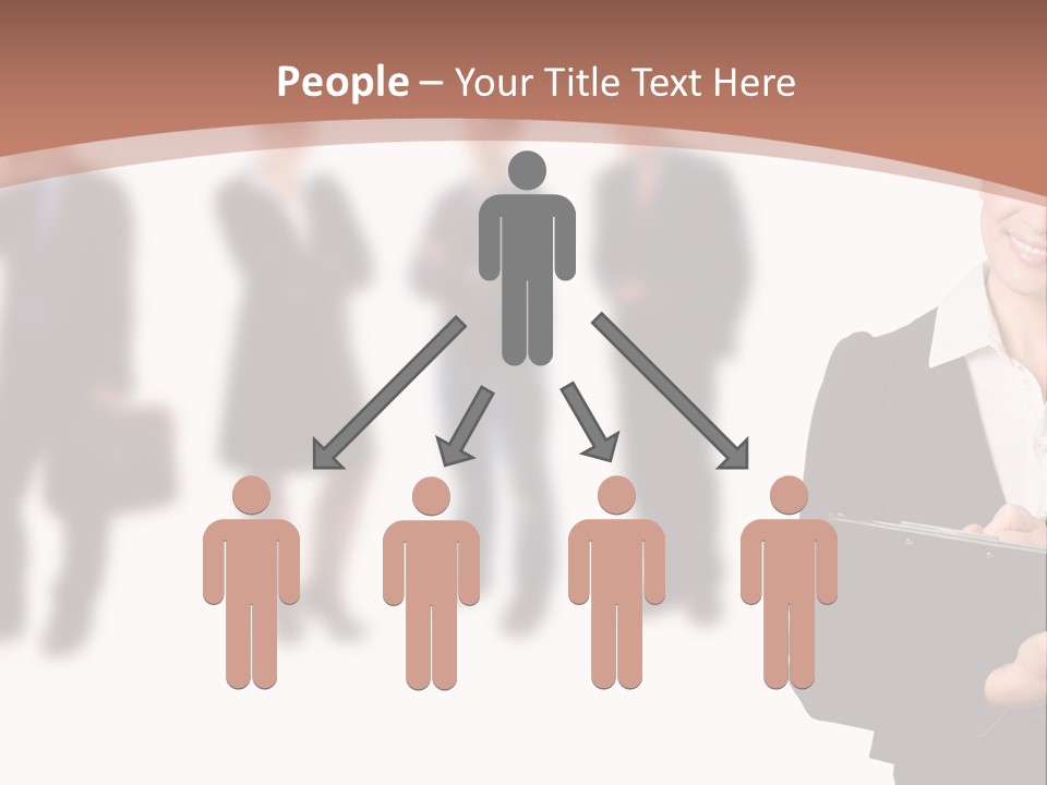 Young Office Job PowerPoint Template